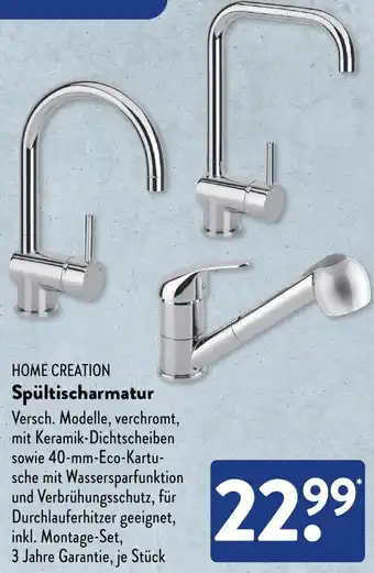 Aldi Süd HOME CREATION Spültischarmatur Angebot