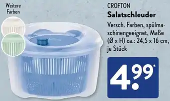 Aldi Süd CROFTON Salatschleuder Angebot
