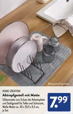 Aldi Süd HOME CREATION Abtropfgestell mit Matte Angebot