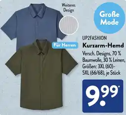 Aldi Süd UP2FASHION Kurzarm-Hemd Angebot