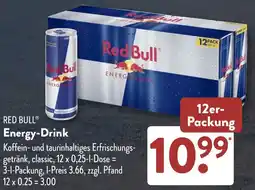 Aldi Süd RED BULL Energy-Drink Angebot