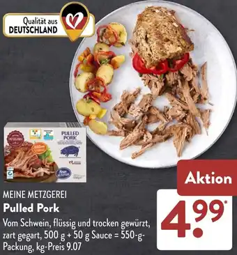 Aldi Süd MEINE METZGEREI Pulled Pork Angebot
