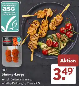 Aldi Süd BBQ Shrimp-Loops Angebot