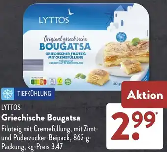 Aldi Süd LYTTOS Griechische Bougatsa Angebot