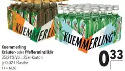 CITTI Markt Kuemmerling Kräuter- oder Pfefferminzlikör Angebot