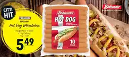 CITTI Markt Böklunder Hot Dog Würstchen Angebot