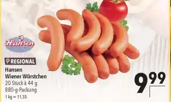 CITTI Markt Hansen Wiener Würstchen Angebot