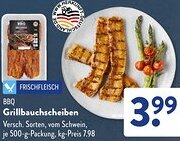 Aldi Süd BBQ Grillbauchscheiben Angebot