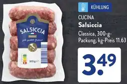Aldi Süd CUCINA Salsiccia Angebot