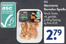 Aldi Süd BBQ Marinierte Garnelen-Spieße Angebot