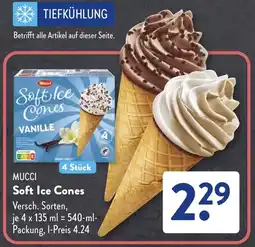 Aldi Süd MUCCI Soft Ice Cones Angebot