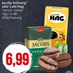 Ihr Frischmarkt Jacobs Krönung oder Cafe Hag Angebot