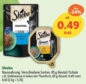 Fressnapf Sheba Nassnahrung. Angebot