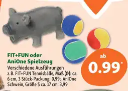 Fressnapf FIT+FUN oder AniOne Spielzeug Angebot