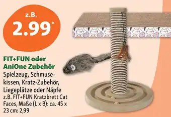Fressnapf FIT+FUN oder AniOne Zubehör Angebot