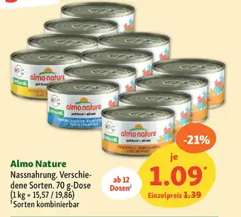Fressnapf almo nature Nassnahrung. Angebot