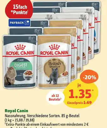 Fressnapf Royal Canin Nassnahrung. Angebot
