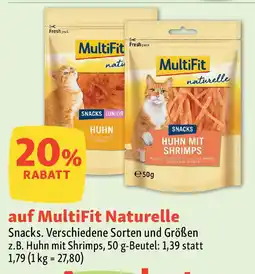 Fressnapf MultiFit Naturelle Snacks. Angebot