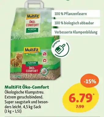Fressnapf MultiFit Öko-Comfort Angebot