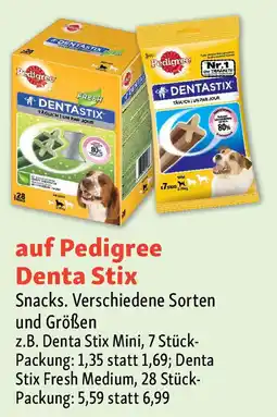Fressnapf Pedigree Denta Stix Angebot