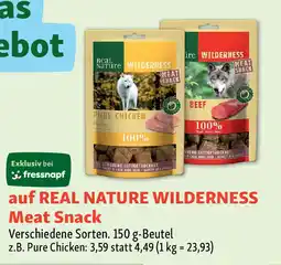 Fressnapf REAL NATURE WILDERNESS Meat Snack Angebot