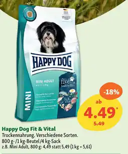 Fressnapf Happy Dog Fit & Vital Trockennahrung. Angebot
