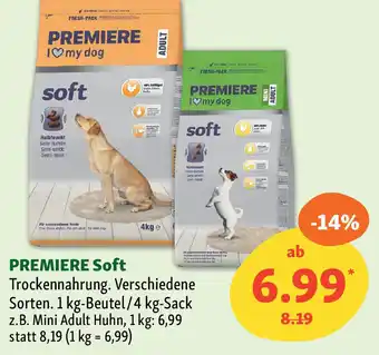 Fressnapf PREMIERE Soft Trockennahrung. Angebot
