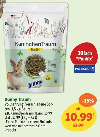 Fressnapf Bunny Traum Vollnahrung. Angebot