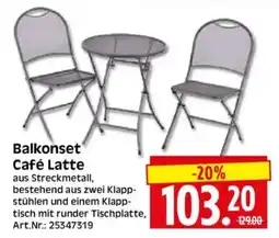 Edeka Herkules Balkonset Café Latte Angebot