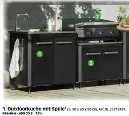 Edeka Herkules cozze Outdoorküche mit Spüle Angebot