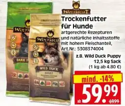 Edeka Herkules WOLFSBLUT Trockenfutter für Hunde Angebot