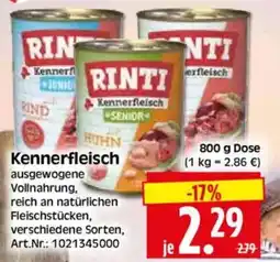 Edeka Herkules RINTI Kennerfleisch Angebot