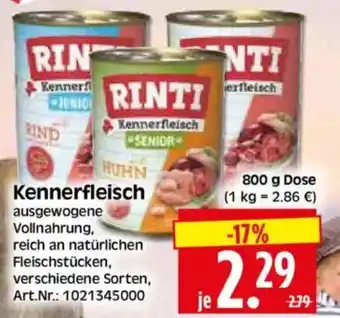 Edeka Herkules RINTI Kennerfleisch Angebot