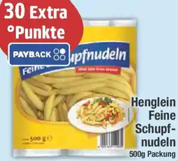 E-Center Henglein Feine Schupfnudeln Angebot