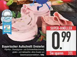 E-Center Bayerischer Aufschnitt Dreierlei Angebot