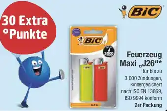 E-Center BIC Feuerzeug Maxi ,,J26" Angebot