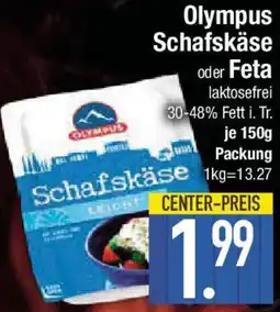 E-Center Olympus Schafskäse oder Feta Angebot