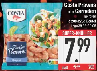 E-Center Costa Prawns oder Garnelen Angebot