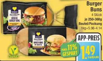 E-Center EDEKA Herzstücke Burger Buns Angebot