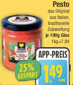 E-Center EDEKA Herzstücke Pesto Angebot