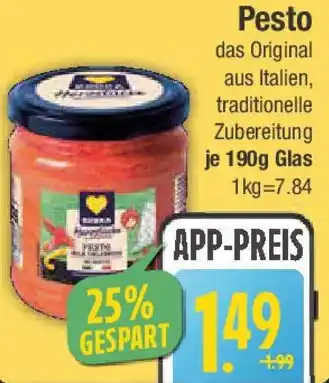 E-Center EDEKA Herzstücke Pesto Angebot