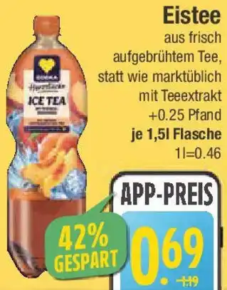 E-Center EDEKA Herzstücke Eistee Angebot