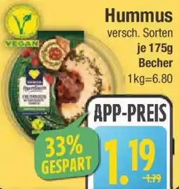 E-Center EDEKA Herzstücke Hummus Angebot