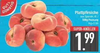 E-Center Gut & Günstig Plattpfirsiche Angebot