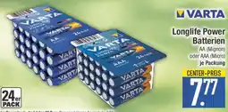 E-Center VARTA Longlife Power Batterien Angebot