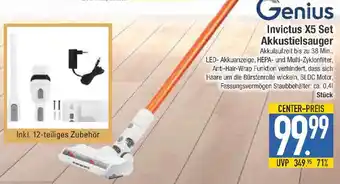 E-Center Genius Invictus X5 Set Akkustielsauger Angebot