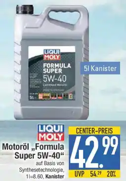 E-Center LIQUI MOLY Motoröl ,,Formula Super 5W-40" Angebot