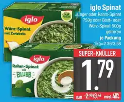 E-Center iglo Spinat Angebot