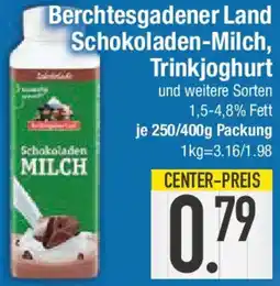 E-Center Berchtesgadener Land Schokoladen-Milch, Trinkjoghurt Angebot
