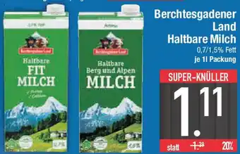 E-Center Berchtesgadener Land Haltbare Milch Angebot